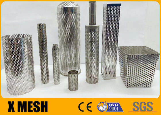 Geen Roest perforeerde Metaal Mesh Filter 304 316 316l-Roestvrij staal