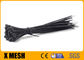Zwarte UV-beschermde kunststoftuingrens met extrudering 100 ft lengte 14 inch breedte rolgrootte