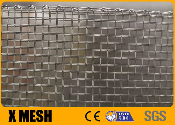 50 X 50 Mesh Size Metal Woven Wire Netwerk 0.09mm het Type van Diameter Duidelijk Weefsel