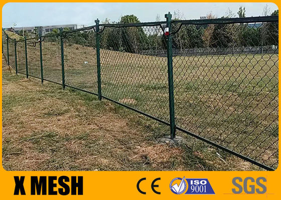 6Ft 8Ft 15m Diamond Mesh Farm Chain Link Fence Hete Met een laag bedekt Onderdompelings Gegalvaniseerd Zink