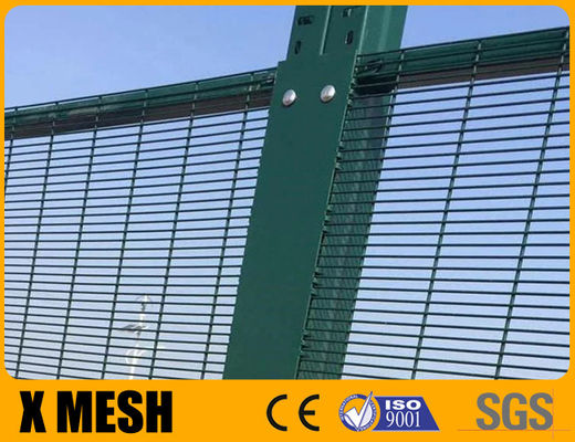 80 mm X 100 mm Vierkant Post Anti Klimmescherm hek Groen Kleur Voor commercieel veld