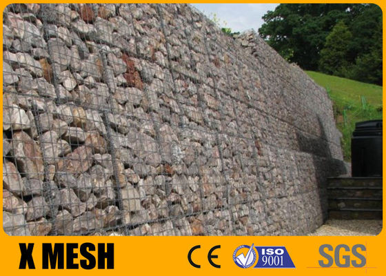 50x50mm Draad Gegalvaniseerd Mesh Baskets Retaining Walls Hot