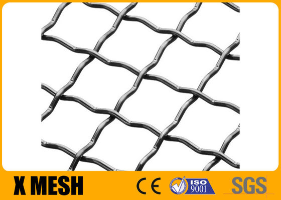 Lengte 3m Geweven Roestvrij staal Geplooide Draad Mesh Panels ASTM A853