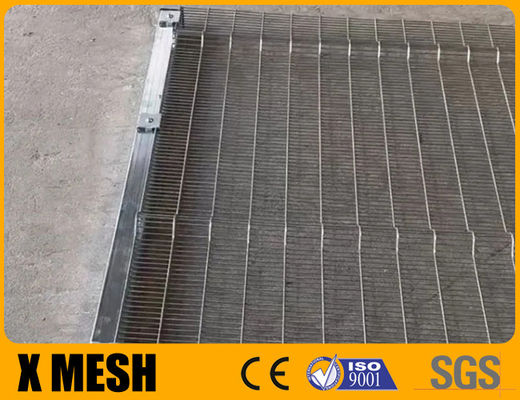 Warm gegalvaniseerd zilveren kleur anti-klimmescherm hek 358 anti-snij helder zicht draad mesh panelen