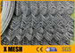 6061 aluminium Diamond Chain Link Mesh Fencing ASTM Duurzame 491